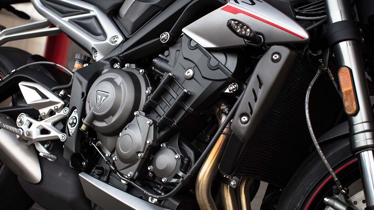 Triumph Street Triple RS Engine Shot