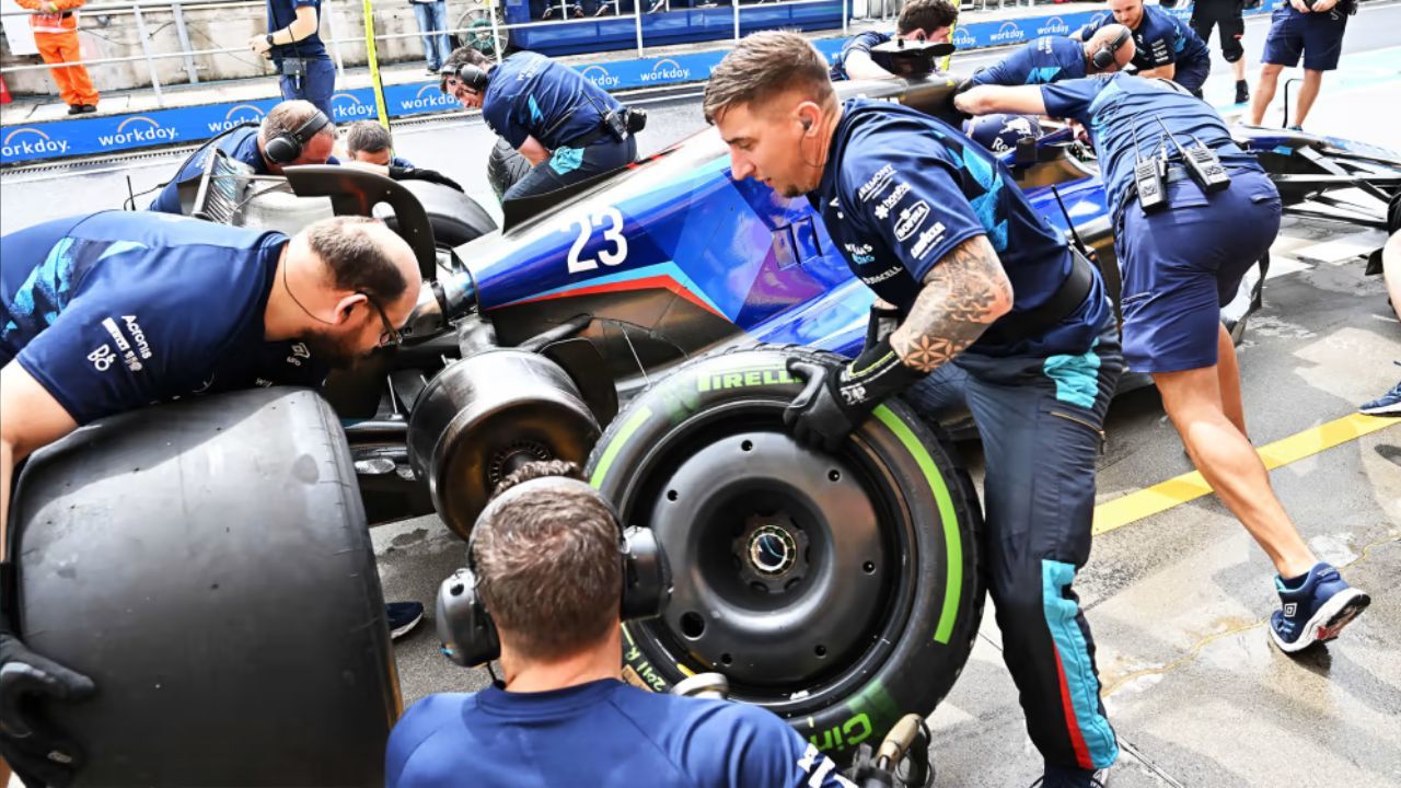 F1 Wet Tyre Williams