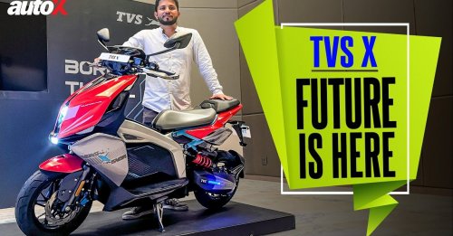 New TVS X Electric Scooter | Detailed Walkaround | Features, Specs, Price & More | 2023 | autoX