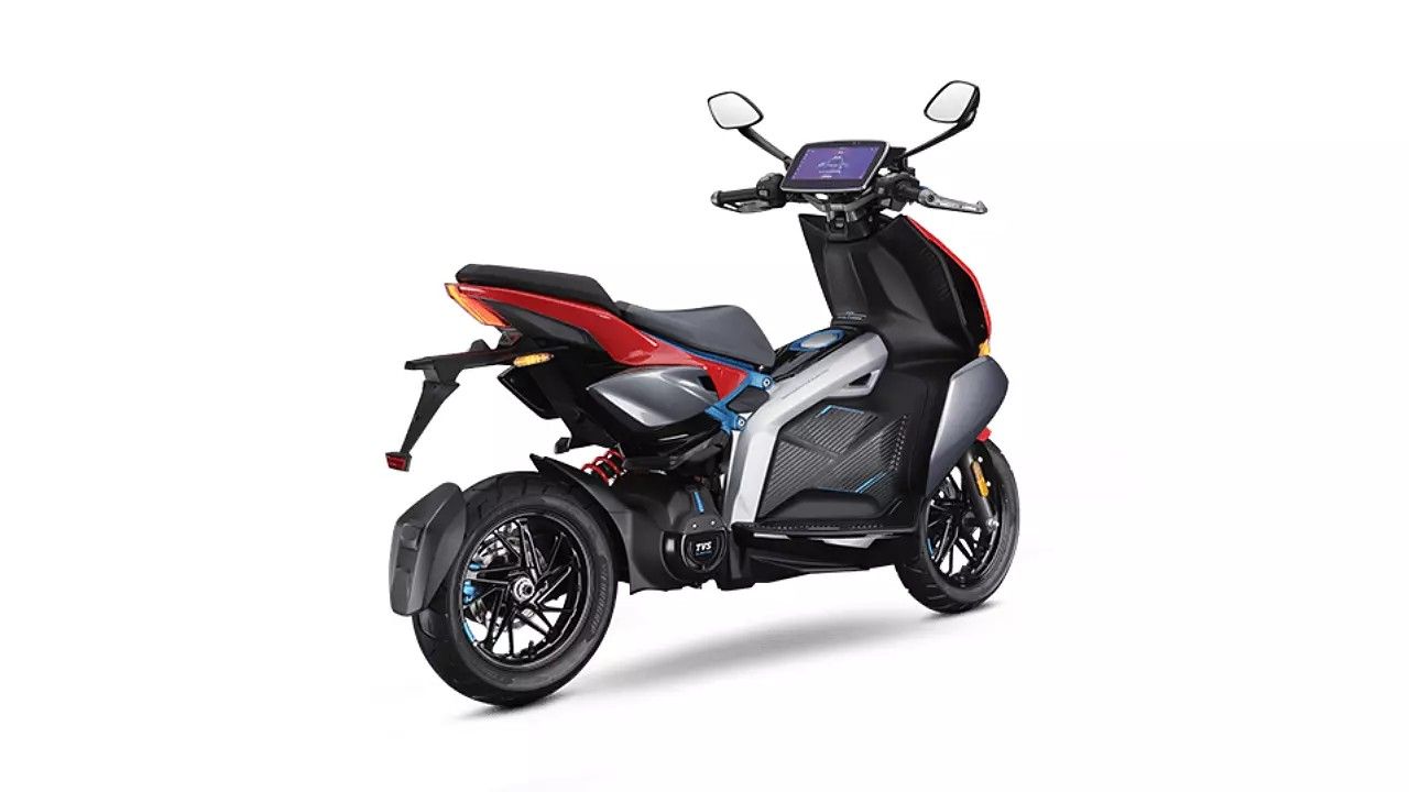 TVS X Right Rear Three Quarter