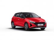 Hyundai i20 Fiery Red with Abyss Black