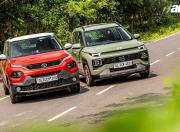Tata Punch vs Hyundai Exter Front