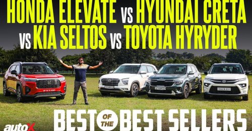 2023 Honda Elevate vs Hyundai Creta vs Kia Seltos vs Toyota Hyryder | Best SUV Under 20 lakh | autoX