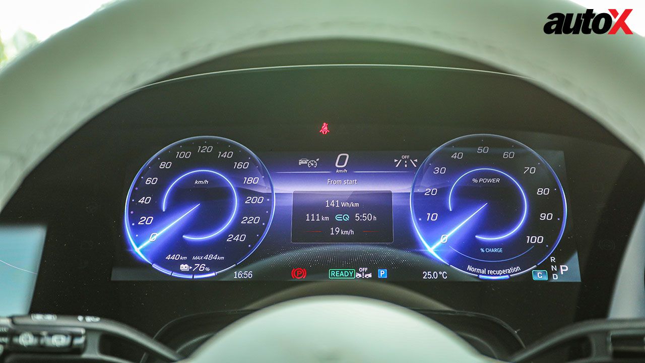 Mercedes Benz EQE 500 Digital Driver Display
