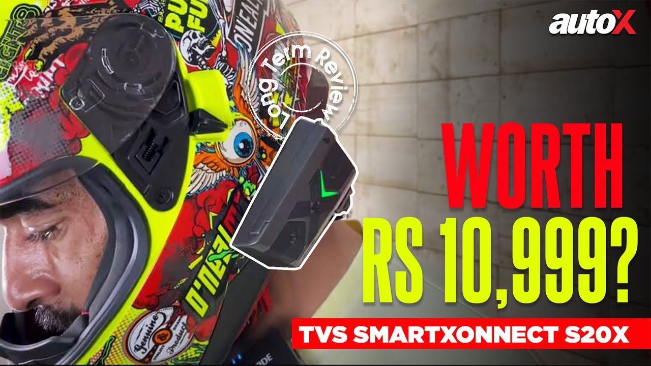 TVS SmartXonnect S20X Review | Motorcycle Helmet Bluetooth Headset For Bikers | 2023 | autoX