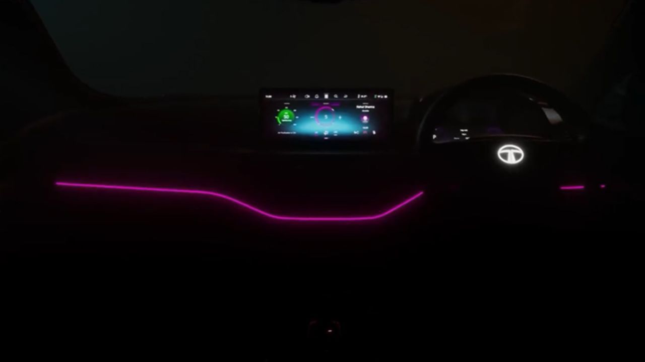 Tata Harrier Facelift Interior Teased Ahead of Upcoming India Launch, Shows Illuminated Steering Wheel