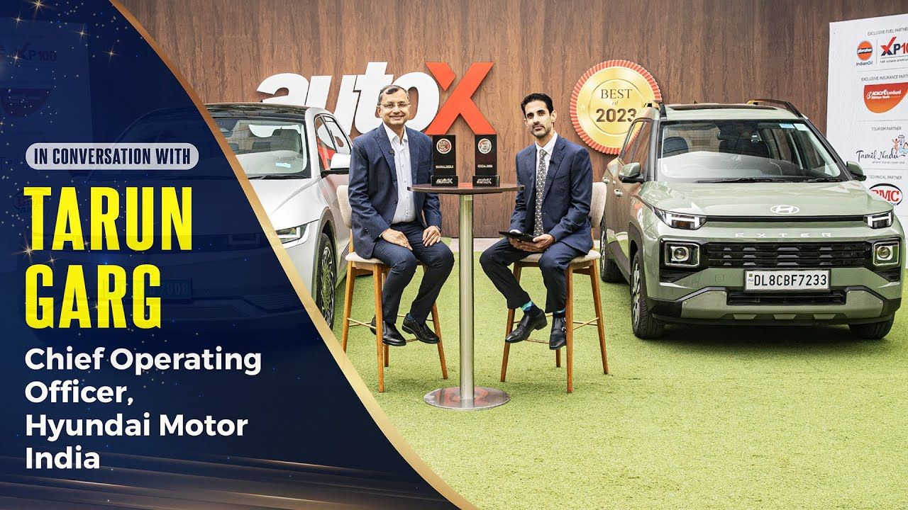 Cost of EVs Has to Come Down for Mass Adoption: Tarun Garg, COO, Hyundai India | autoX Awards 2023