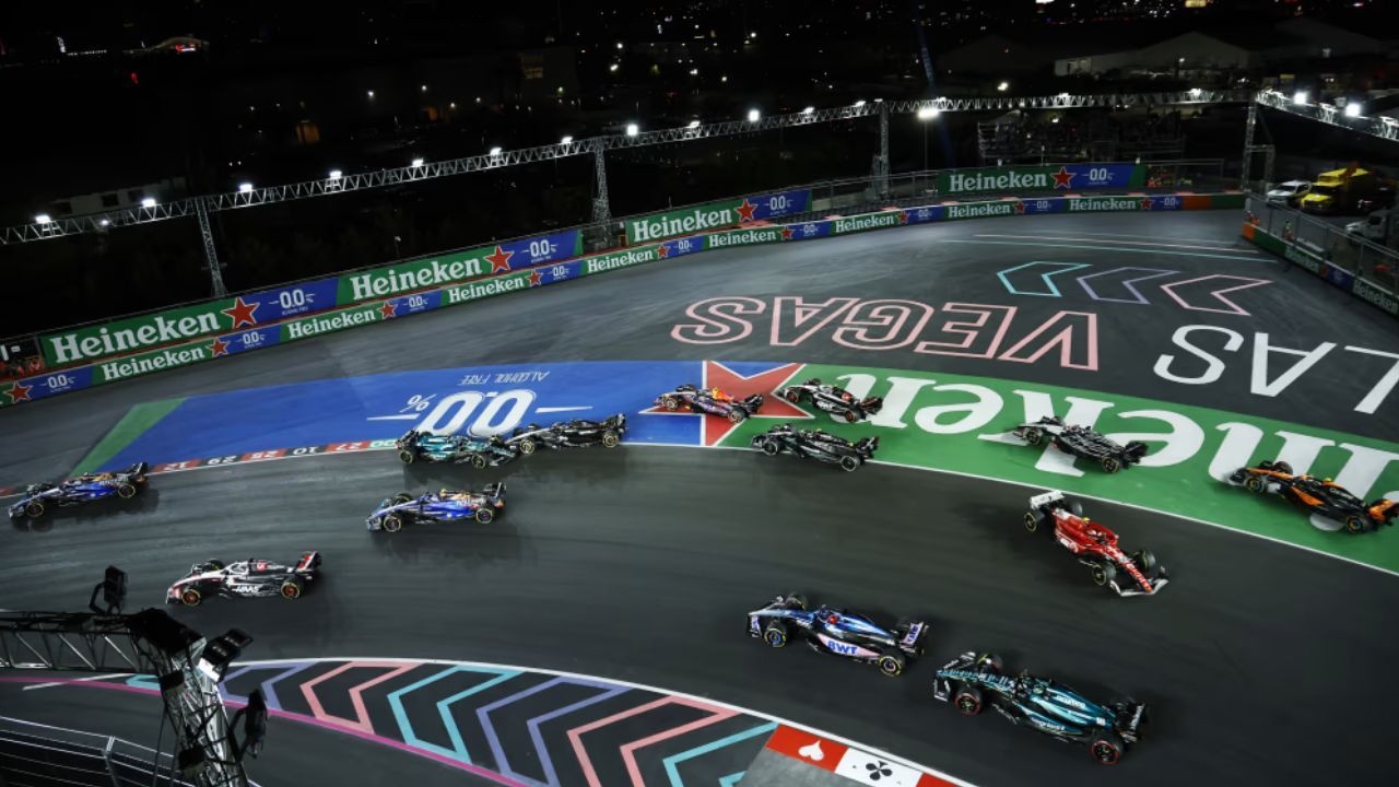 F1 Las Vegas Grand Prix full results: Max Verstappen wins despite  first-turn incident, damage, 5-second penalty