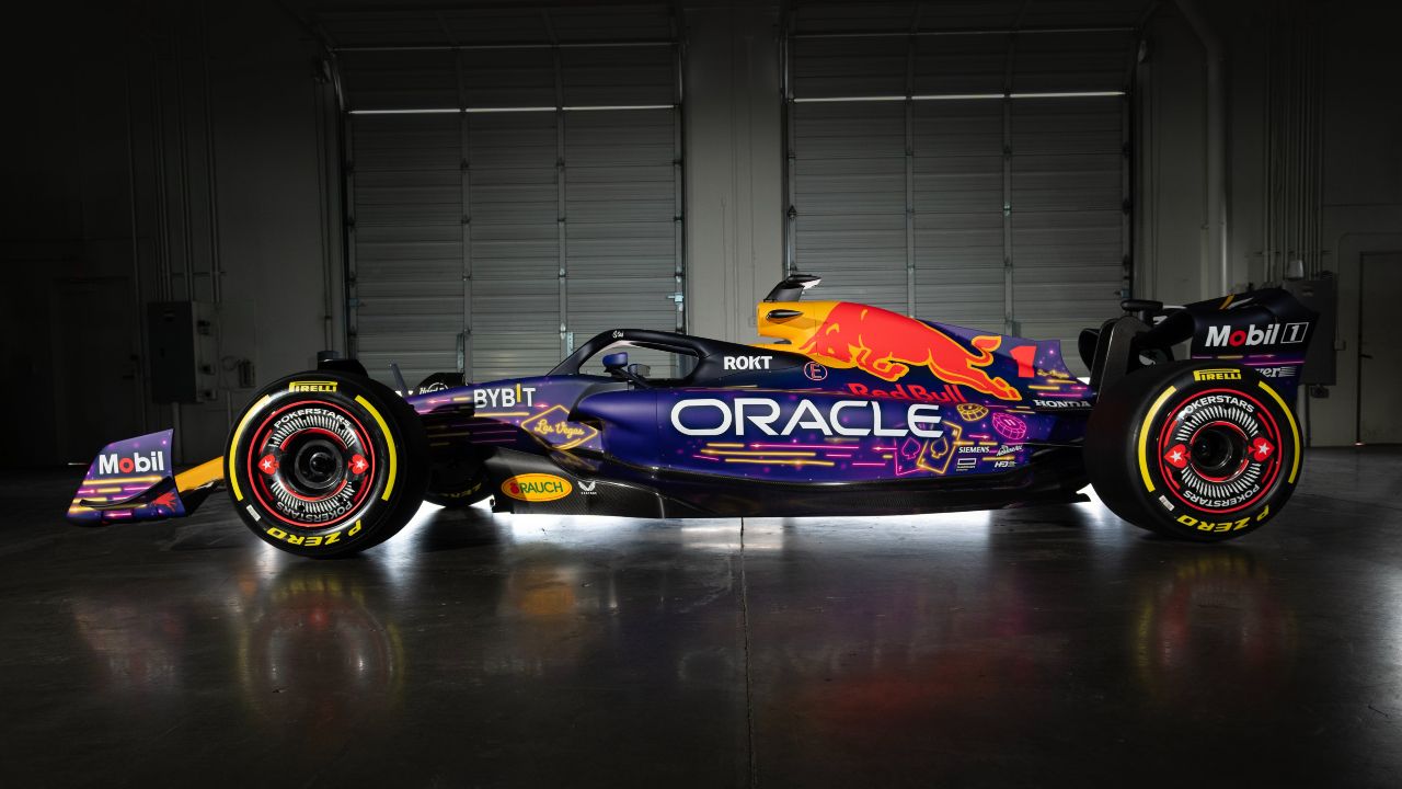 F1 Las Vegas Grand Prix Red Bull Racing Unveils Special Fandesigned