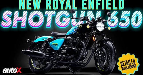 Royal Enfield Shotgun 650 Unveiled in India | Detailed First Look from Motoverse 2023 | autoX