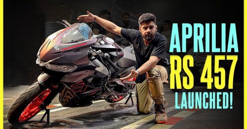 Aprilia RS 457 Launched at Rs 4.10 Lakh! | Detailed Launch Walkarouond | autoX