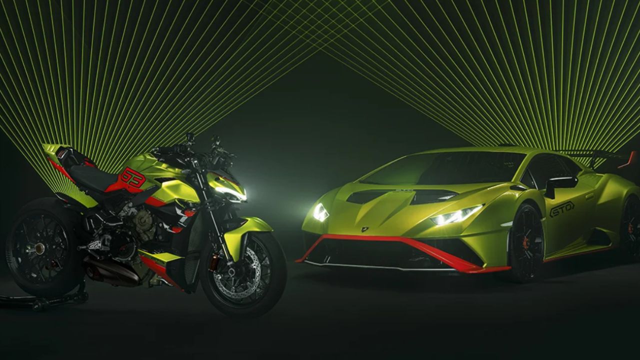 Ducati Streetfighter V4 Lamborghini Teased Ahead of India Launch; Features Huracan STO Inspired Livery