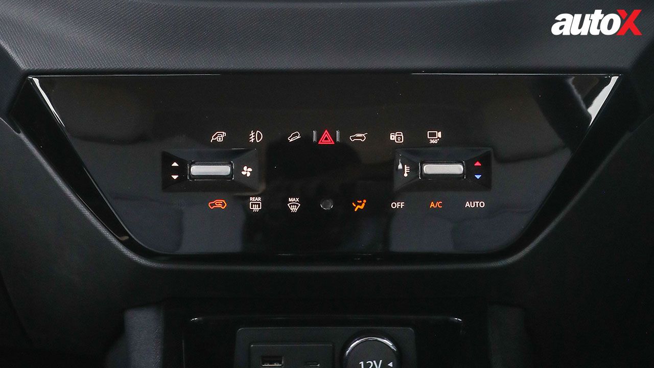 Tata Punch EV AC Controls