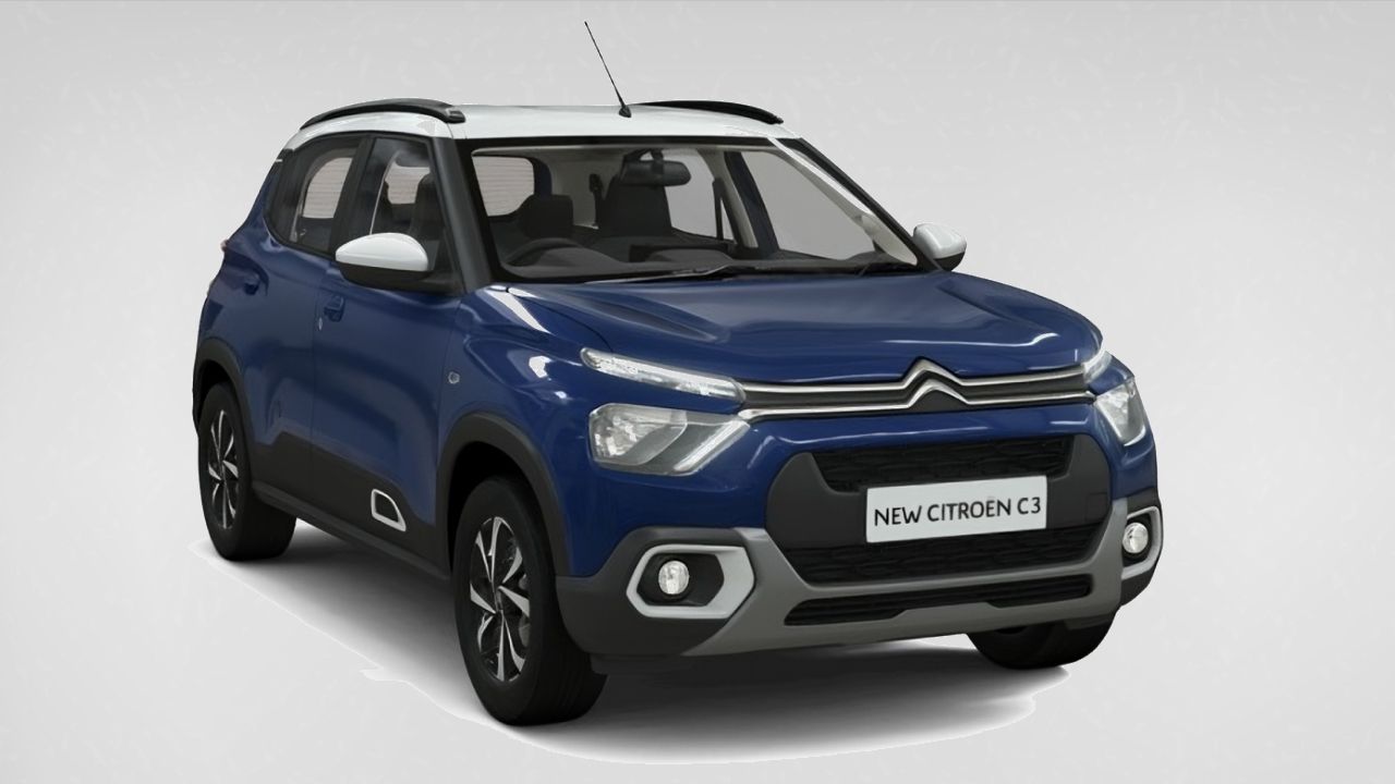 Citroen C3 Hatchback Gets New Cosmo Blue Paint Job in India, Zesty Orange Shade Discontinued