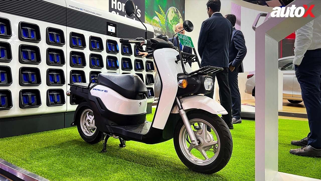 Bharat Mobility Expo - Honda Benly e: Electric Scooter Unveiled with Battery Swapping Technology