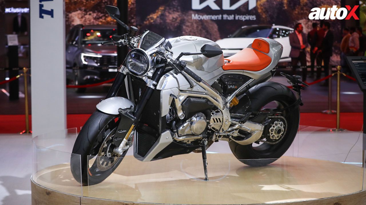 Bharat Mobility Expo: Norton V4CR Cafe Racer with 185BHP V4 Engine Marks India Debut