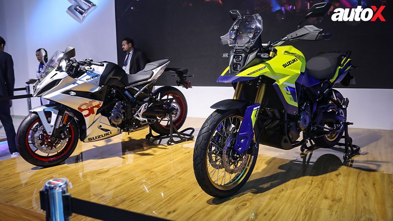 Bharat Mobility Expo: Suzuki V-Strom 800DE, GSX-8R Unveiled in India