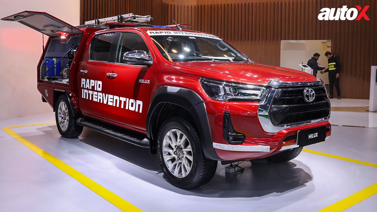Bharat Mobility Expo: Toyota Modifies Hilux as a Rapid Emergency Vehicle