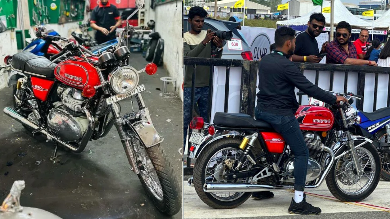 Royal Enfield Interceptor 650 Transformed into Legendary Yamaha RD350, Check Out the Changes