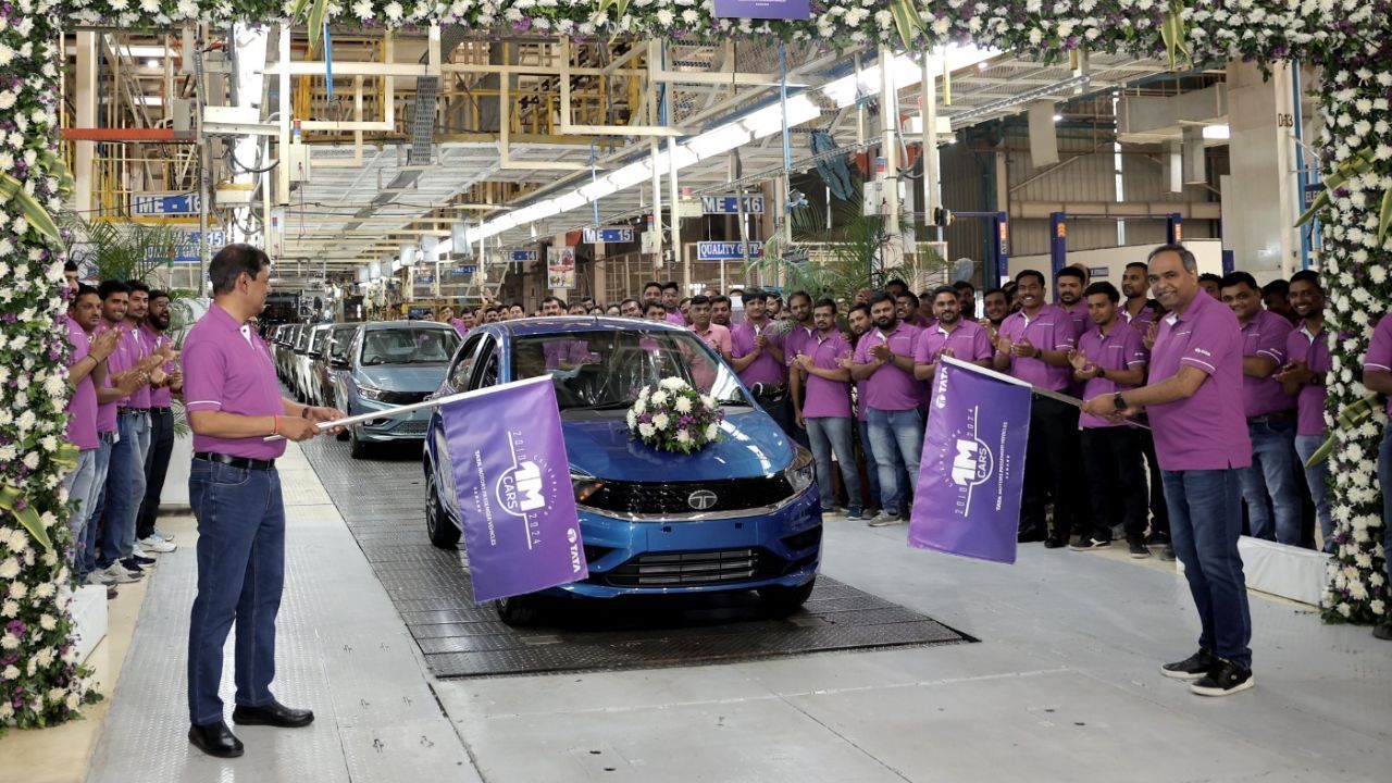Tata S One Millionth Car From Sanand Plant