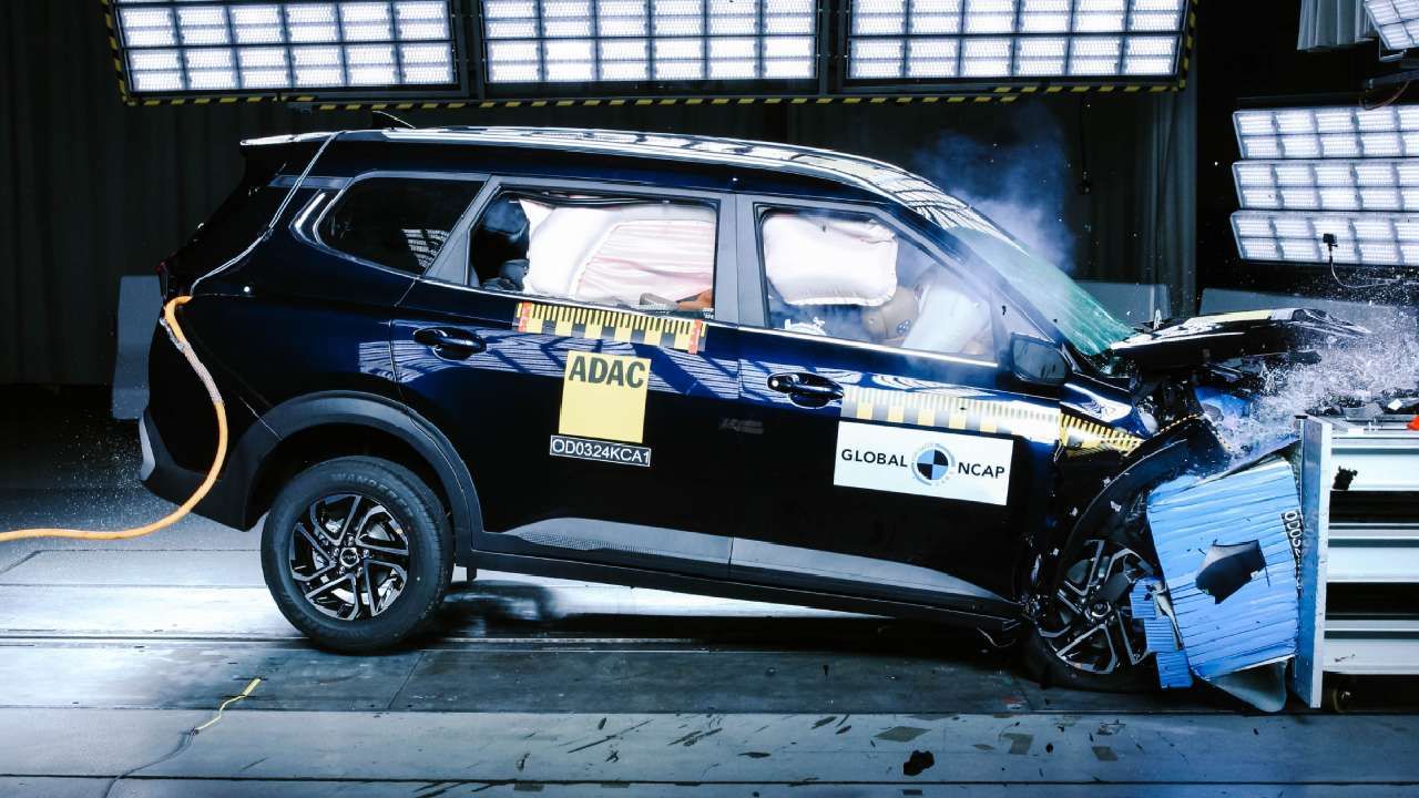 Kia Carens Frontal Impact in Global NCAP Safety Test