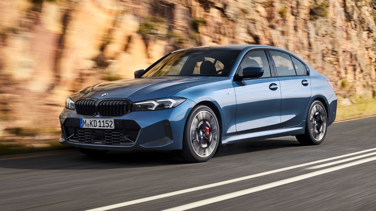 2025 BMW 3 Series Facelift Front and Side View