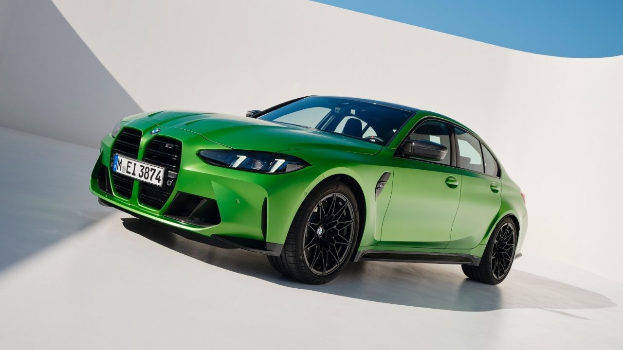 2025 BMW M3 Competition XDrive Front and Side View