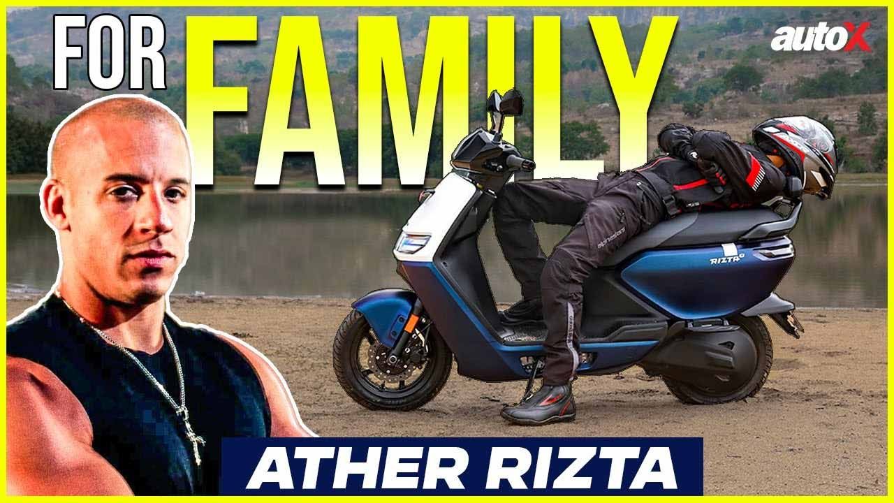 Ather Rizta First Ride Review | New Comfort King? | Family Electric Scooter 2024 | autoX