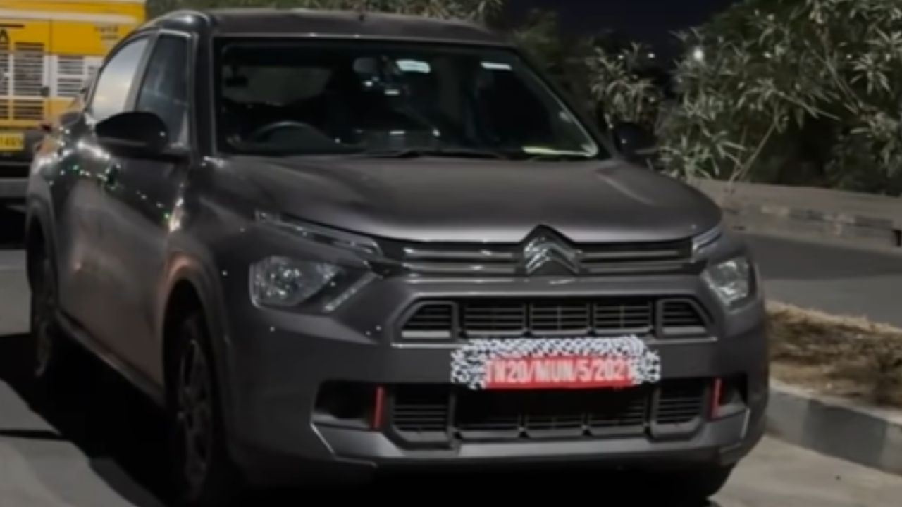 Citroen Basalt Mid Variant Spotted Testing in India, Reveals New Details