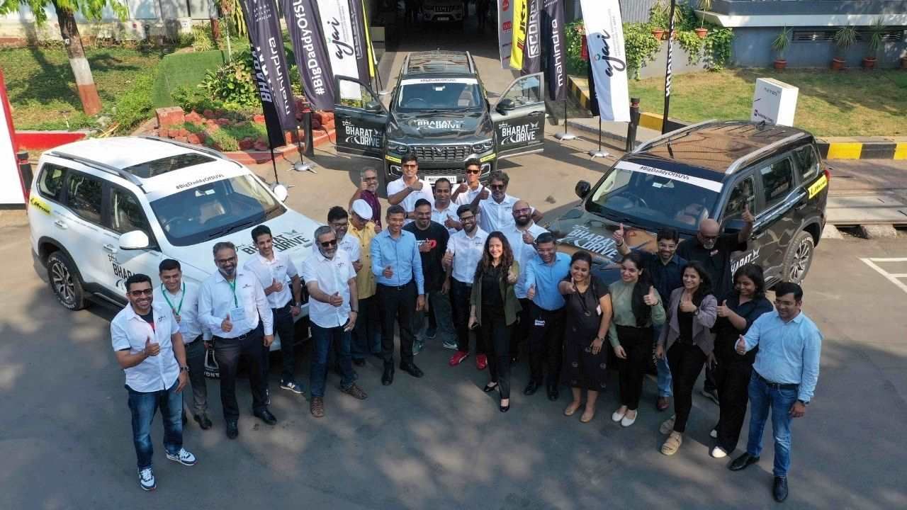 Mahindra and AJAI, Supported by JK Tyre, Flag off Bharat Drive