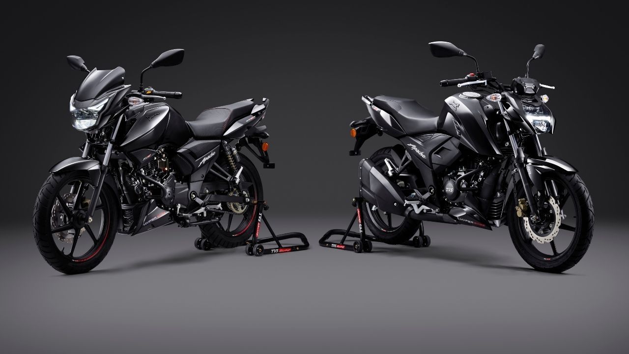 TVS Apache RTR 160 Series Gets All-Black Treatment, Prices Start At Rs 1.20 Lakh
