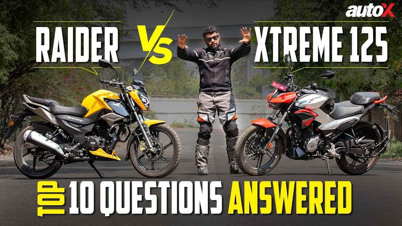 Hero Xtreme 125R vs TVS Raider 125 Detailed Comparison 2024 | Top 10 User Questions Answered | autoX