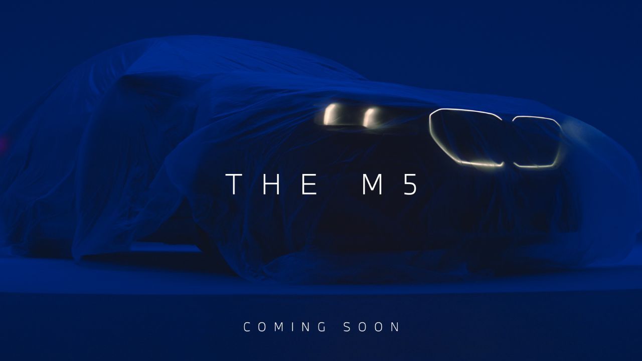 New BMW M5 Teaser Confirms the Illuminated Grille is Here to Stay