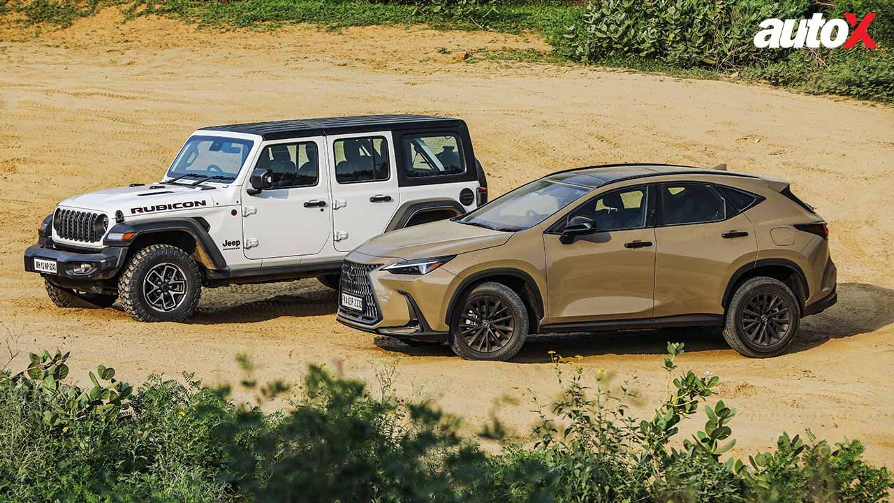 Jeep Wrangler Rubicon vs Lexus NX 350h Overtrail