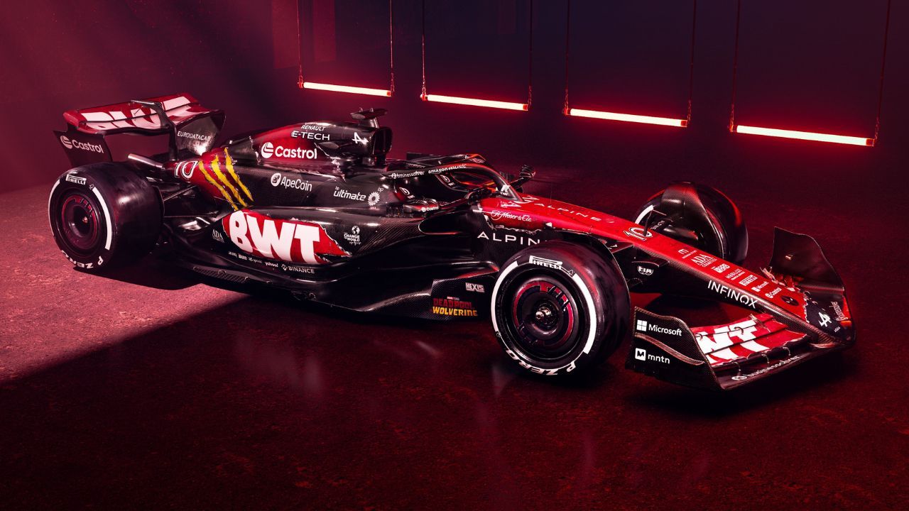 F1: Deadpool & Wolverine Livery Revealed by Alpine for Belgian Grand Prix