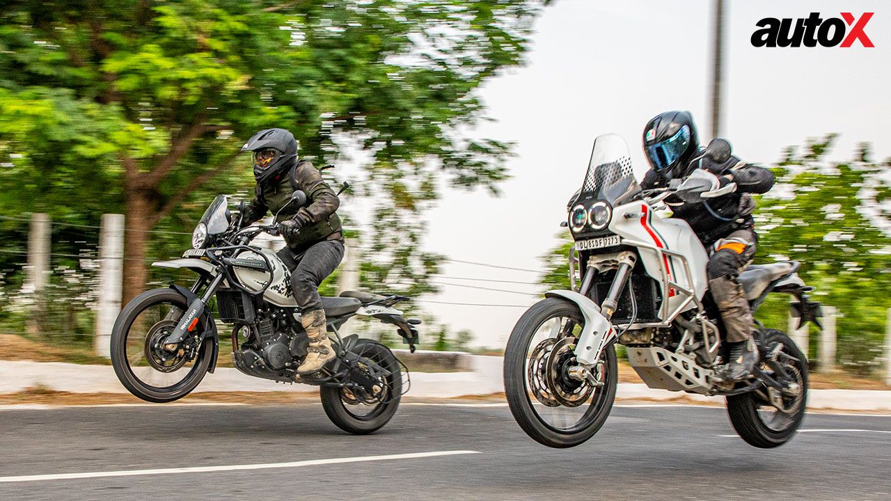 Royal Enfield Himalayan Ducati DesertX Motion