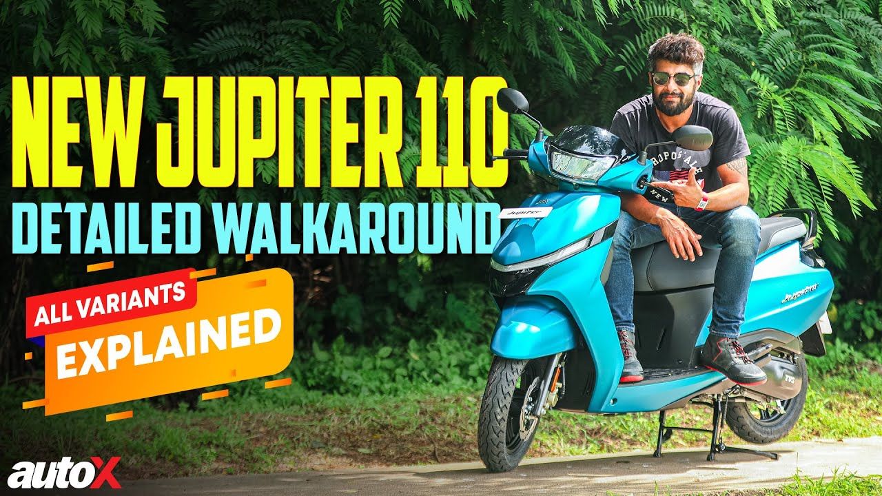 2024 TVS Jupiter 110 Detailed Walkaround | Features, Variants & Colour Options Explained | autoX