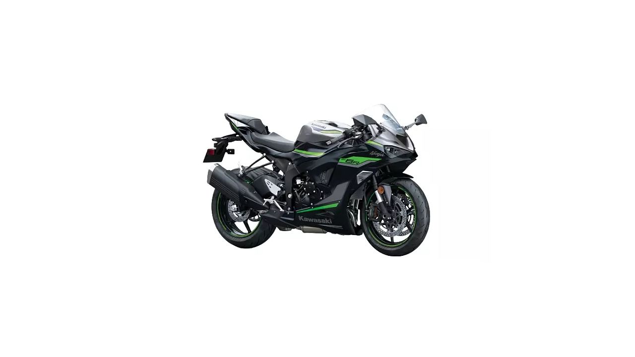 Kawasaki Ninja ZX 6R Metallic Graphite Gray Metallic Diablo Black