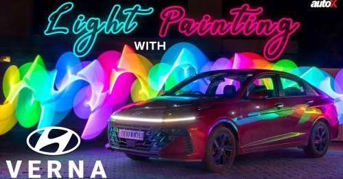 Light Painting With Hyundai Verna : How to Shoot Like a Professional | Special Feature | autoX