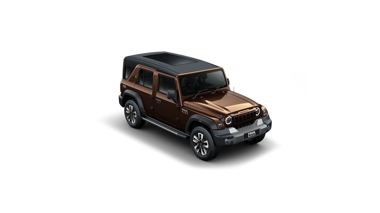 Mahindra Thar Roxx Burnt Sienna