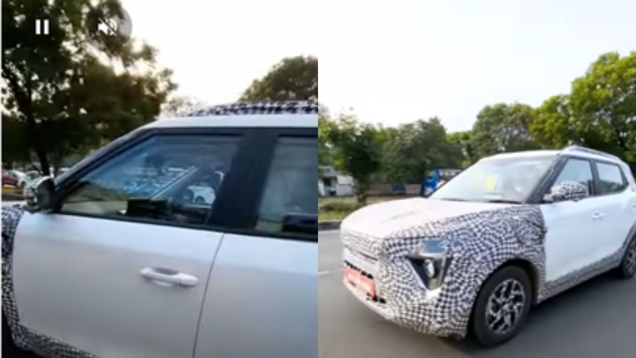 Mahindra XUV 3XO EV Spied