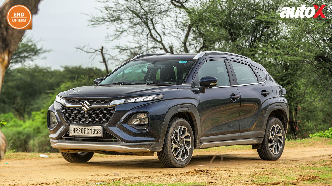 Maruti Suzuki Fronx Left side and Front view