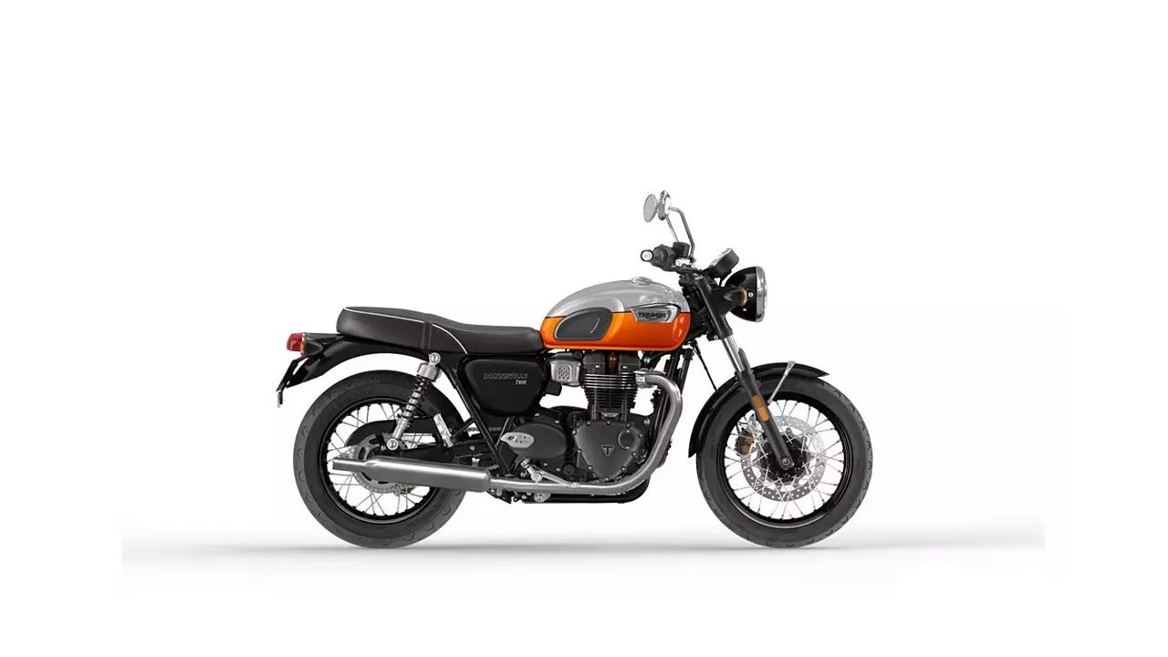 Triumph Bonneville T100 Aluminium Baja Orange