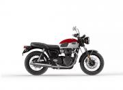 Triumph Bonneville T100 Carnival Red Fusion White