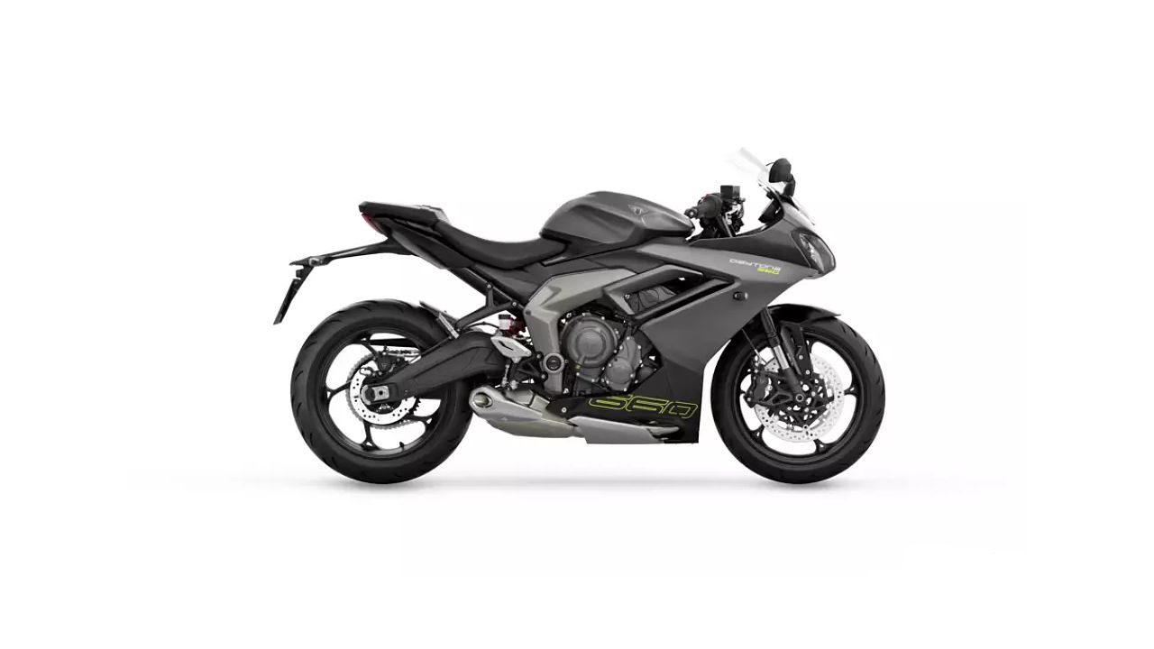 Triumph Daytona 660 Satin Granite Satin Jet Black