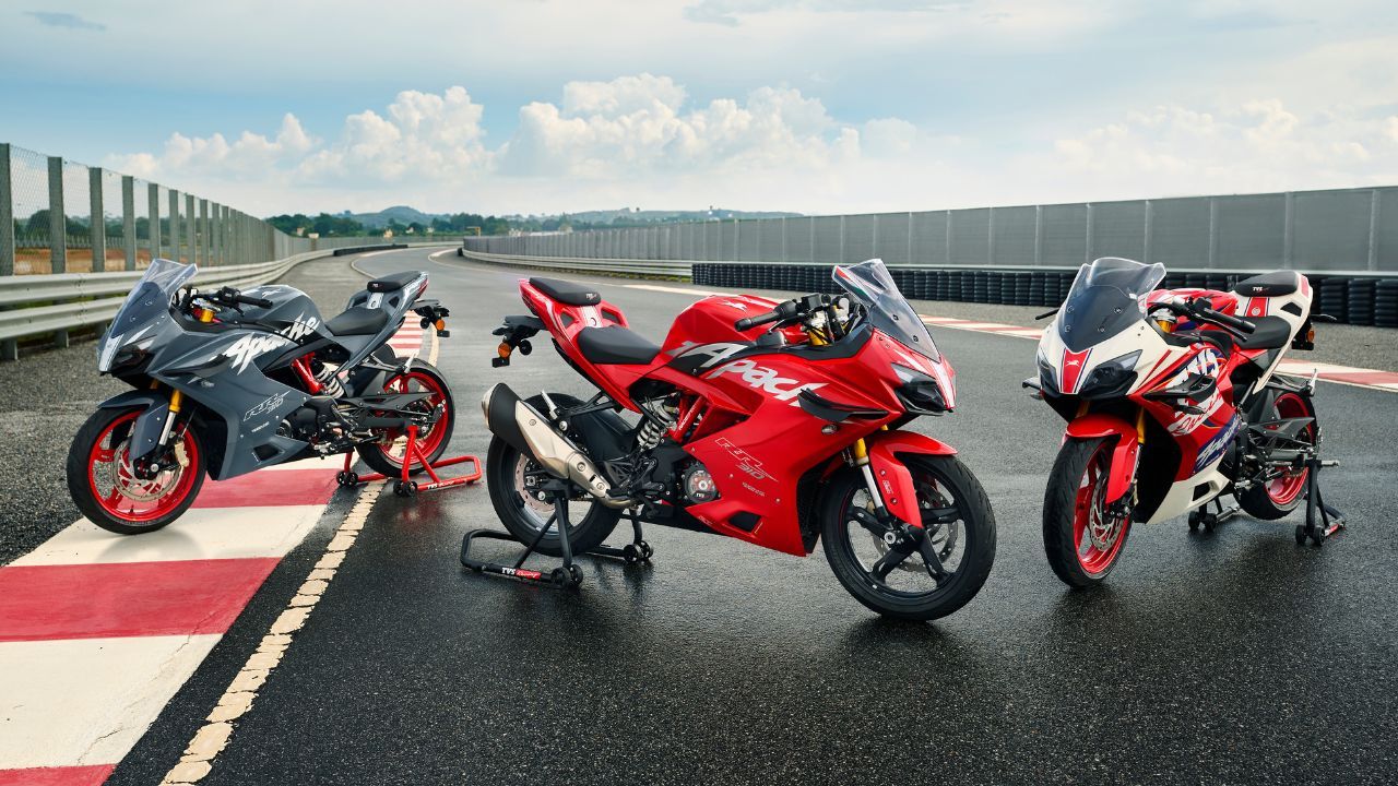 TVS Apache RR 310 Launched at Rs 2.75 Lakh in India, Gets Aero Winglets, Increased Power and More Electronics