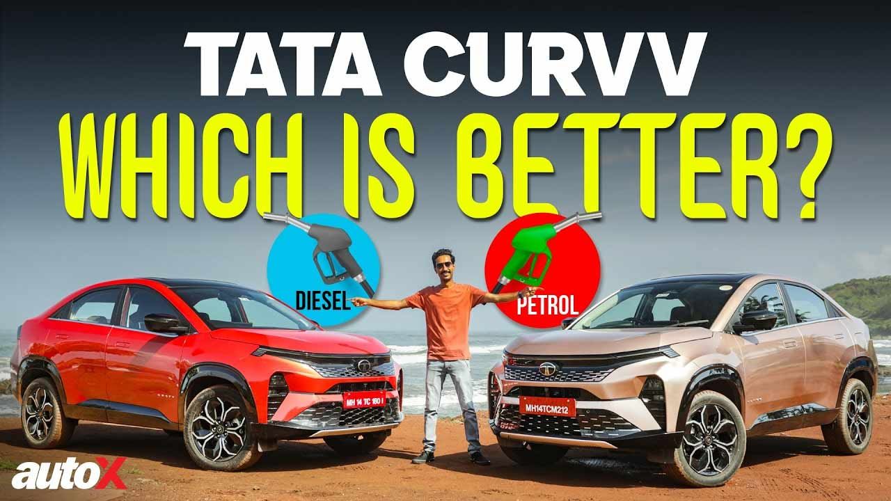 2024 Tata Curvv Petrol and Diesel Review | The Coupe SUV to buy? | India | autoX