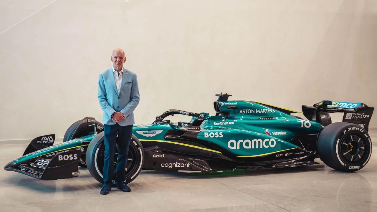 F1 Adrian Newey with Aston Martin 