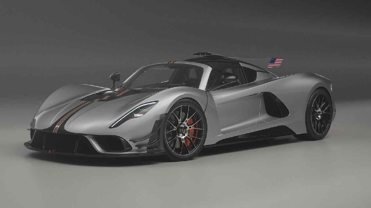 Hennessey Venom F5 M Front and Left Side View