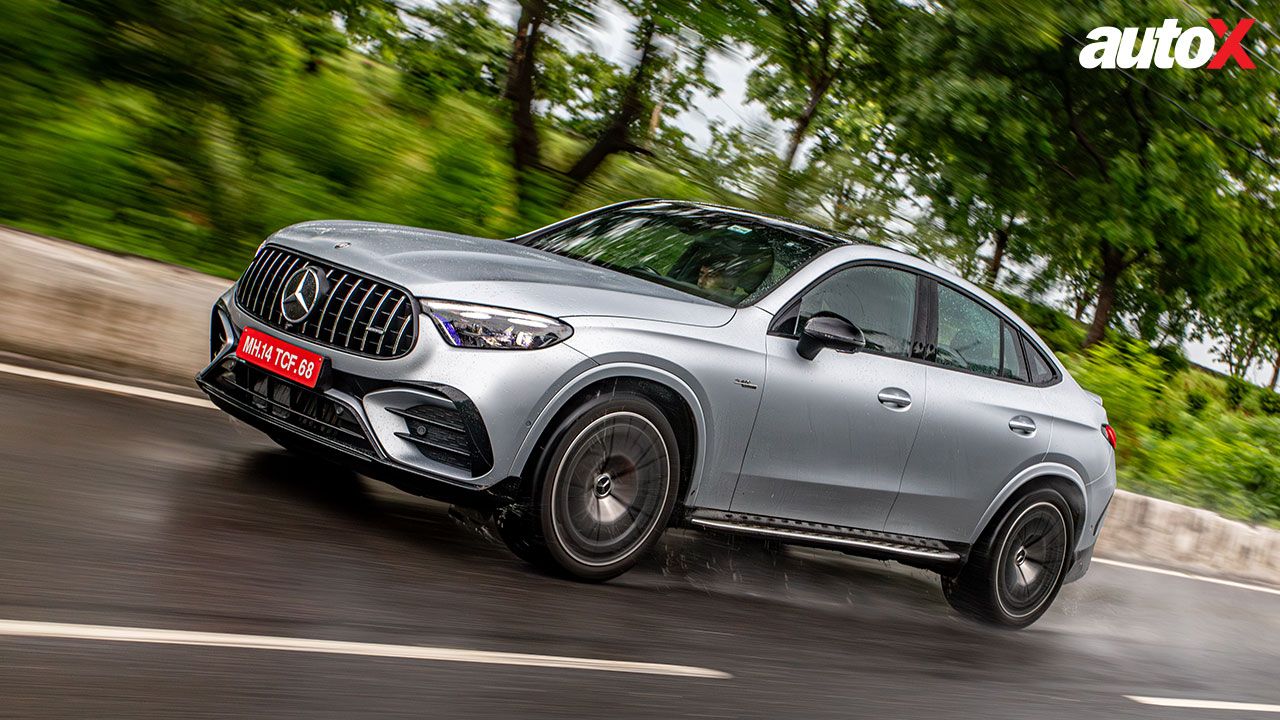 Mercedes Benz GLC43 Coupe Side Profile Dynamic